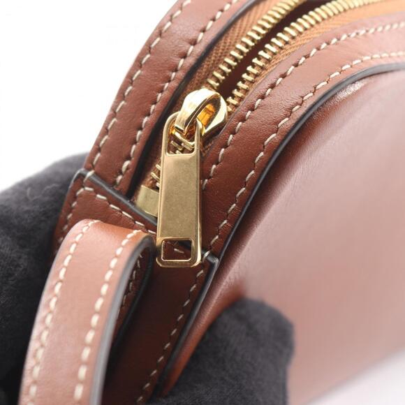 Celine Mini Camera Cuir Triomphe Shoulder Bag, Brown Leather, Women's, 10J583 - Picture 6 of 6